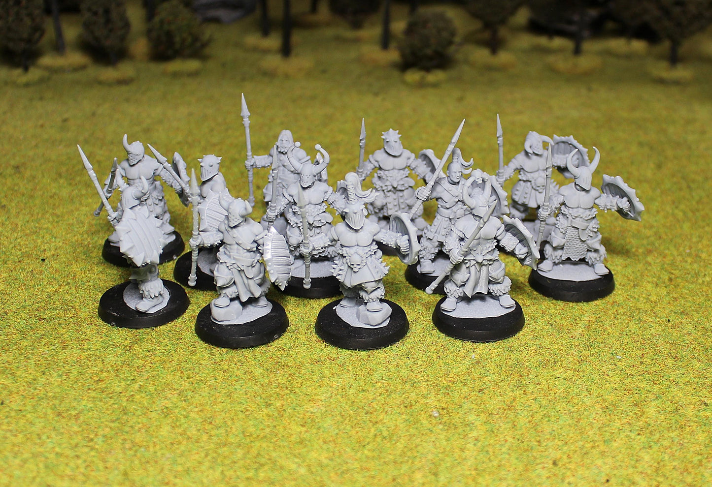 Chaos Barbarians, Fantasy Skirmish Miniatures by MoM Miniatures, perfect for Fantasy Wargames and RPGs