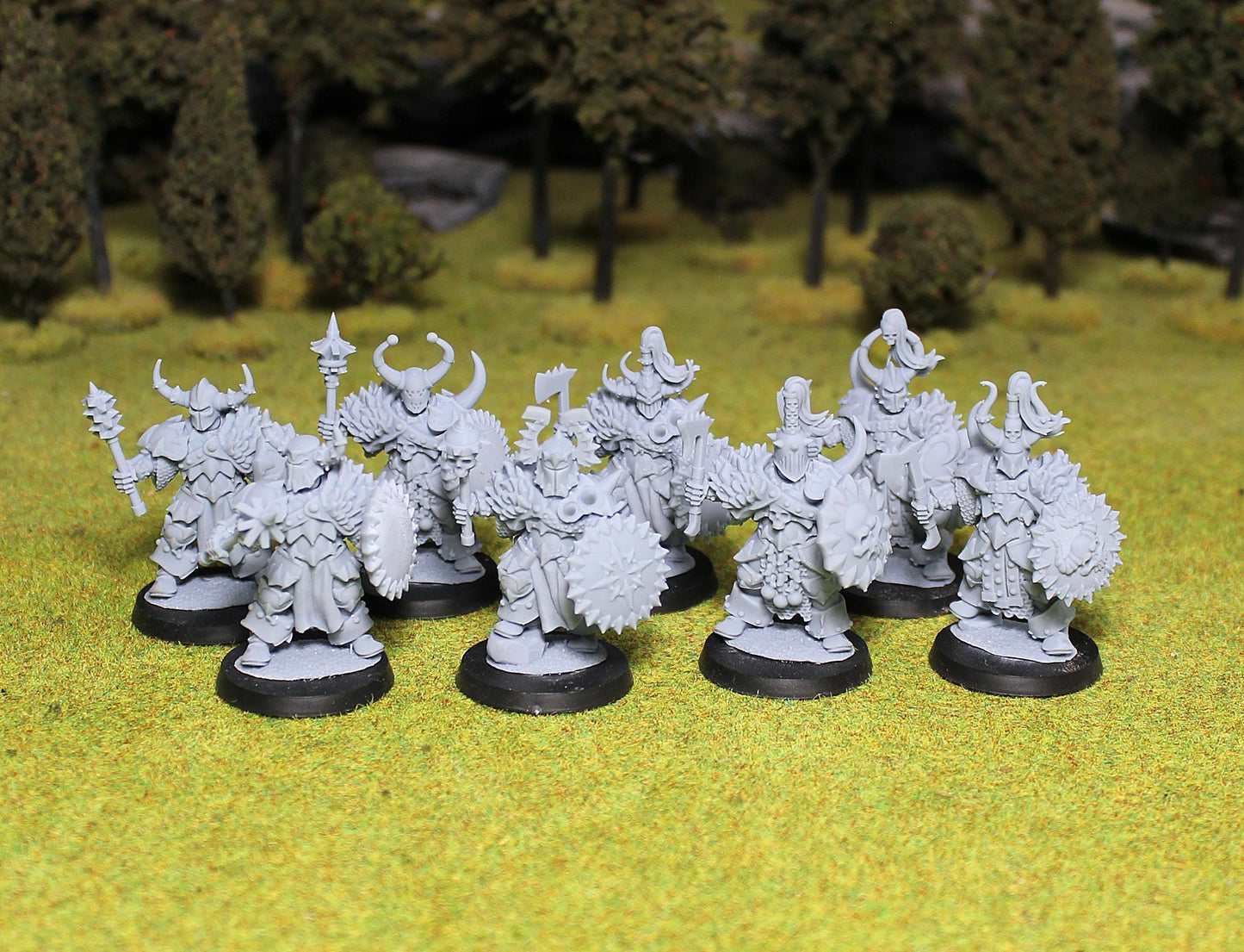 Northern Warriors, Fantasy Skirmish Miniatures by MoM Miniatures, perfect for Fantasy Wargames and RPGs