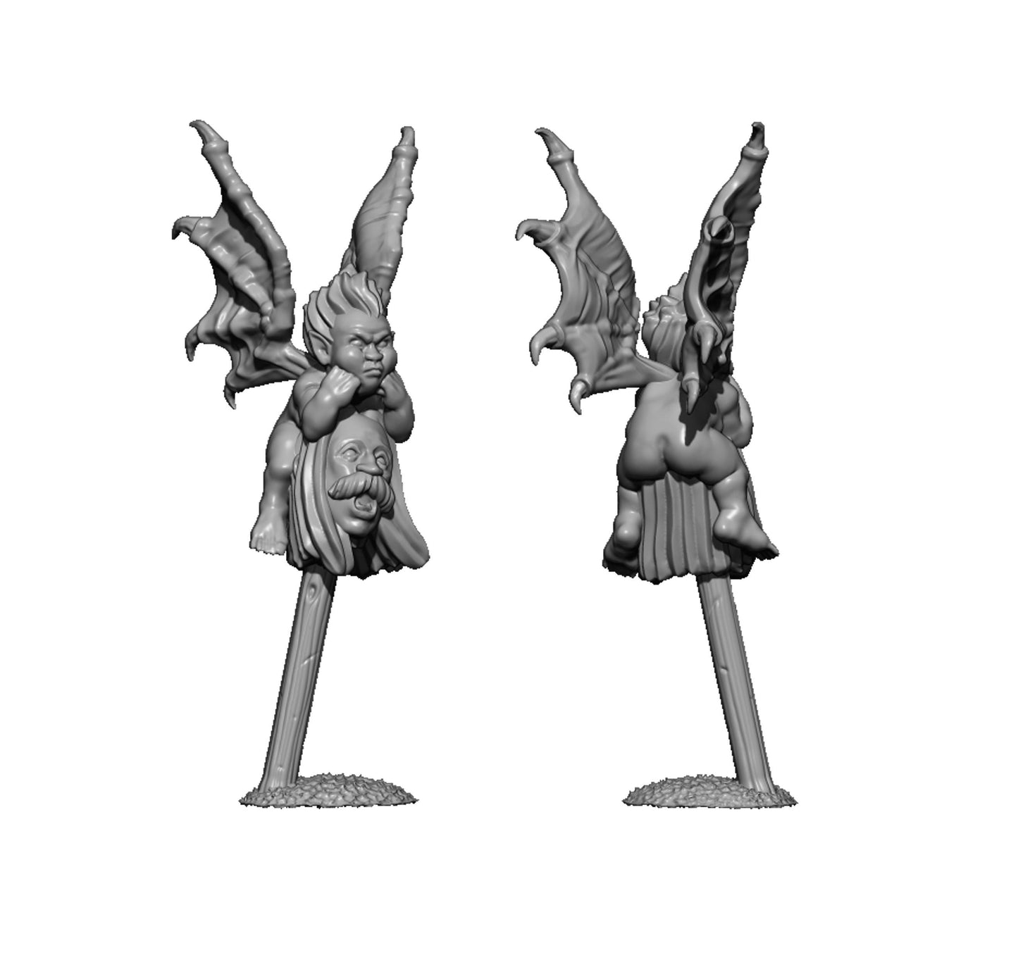 Little devil Familiar, Fantasy Skirmish Miniatures by MoM Miniatures, perfect for Fantasy Wargames and RPGs