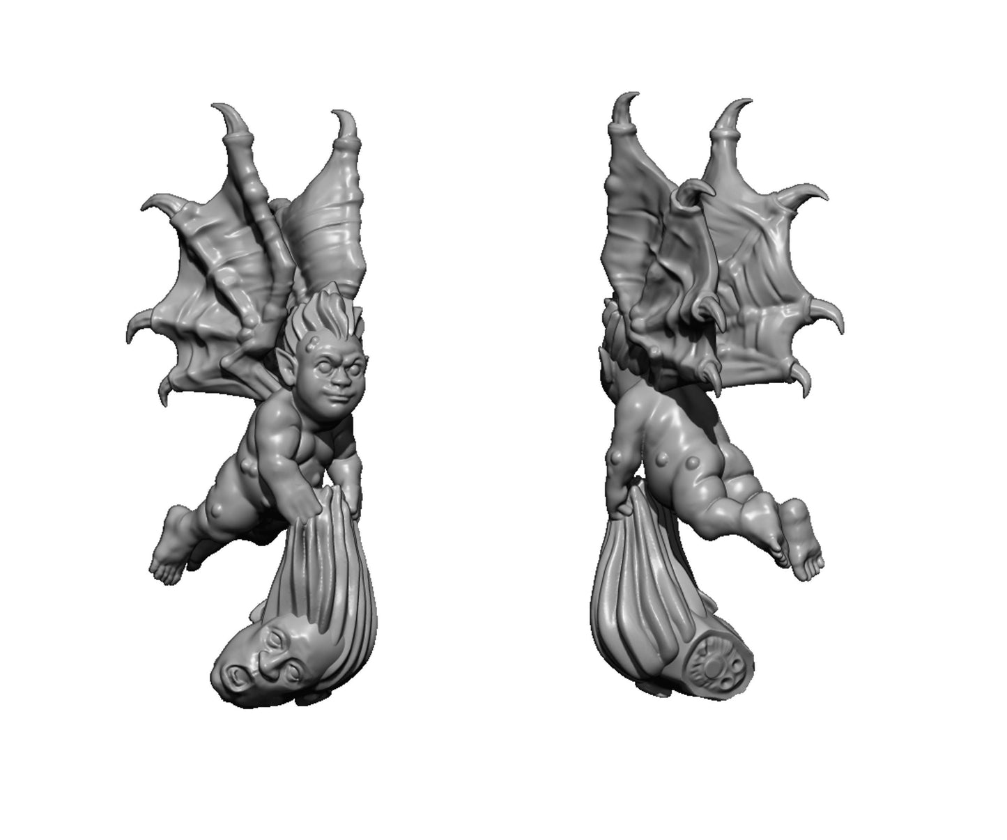 Little devil Familiar 2, Fantasy Skirmish Miniatures by MoM Miniatures, perfect for Fantasy Wargames and RPGs