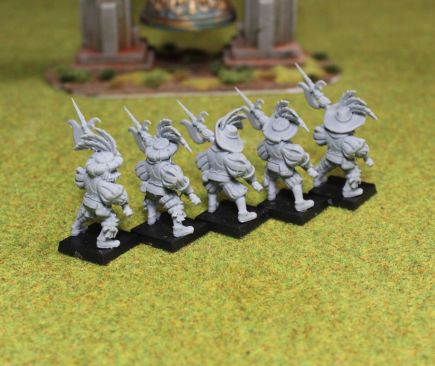 Borland Halberdiers, Fantasy Skirmish Miniatures by MoM Miniatures, perfect for Fantasy Wargames and RPGs