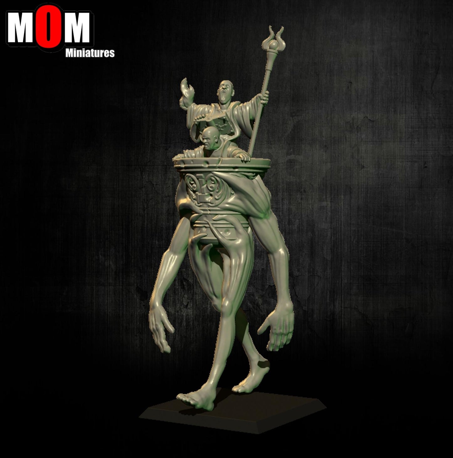 Sorcerer in hood, Fantasy Skirmish Miniatures by MoM Miniatures, perfect for Fantasy Wargames and RPGs