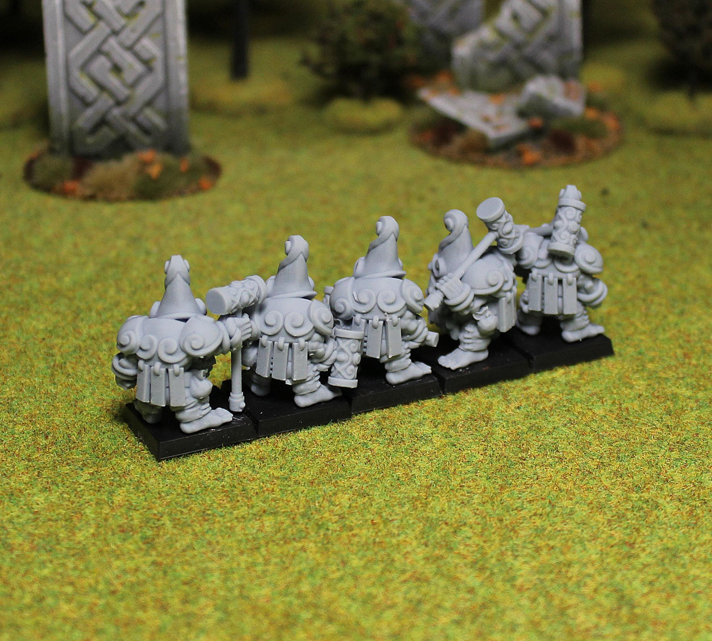Dwarf Oak Skins, Fantasy Skirmish Miniatures by MoM Miniatures, perfect for Fantasy Wargames and RPGs