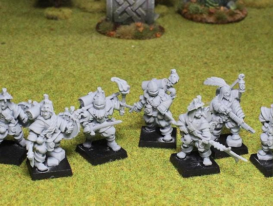 Band of Swamp Hunters, Fantasy Skirmish Miniatures by MoM Miniatures, perfect for Fantasy Wargames and RPGs