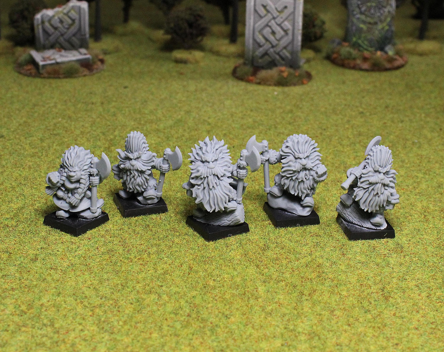 Dwarf Skinchangers, Fantasy Skirmish Miniatures by MoM Miniatures, perfect for Fantasy Wargames and RPGs