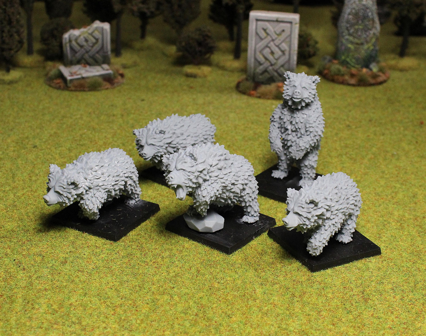 Dwarf Skinchangers, Fantasy Skirmish Miniatures by MoM Miniatures, perfect for Fantasy Wargames and RPGs