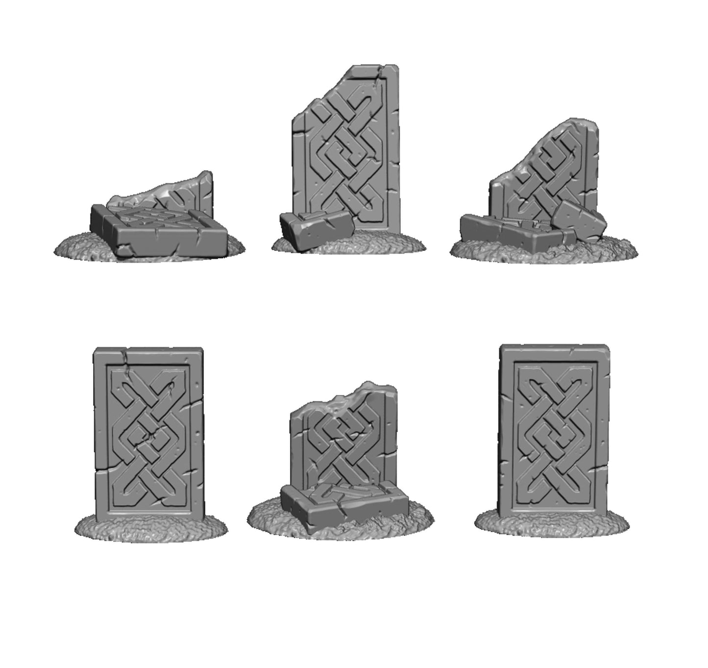 Dwarf Dolmens 1, Fantasy Skirmish Miniatures by MoM Miniatures, perfect for Fantasy Wargames and RPGs