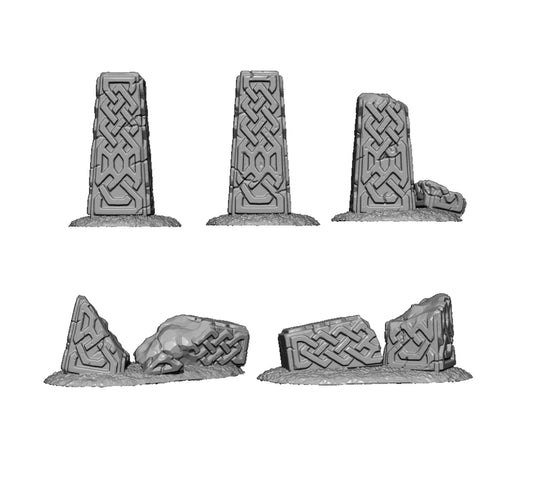 Dwarf Dolmens, Fantasy Wargame Miniatures, RPG Terrain