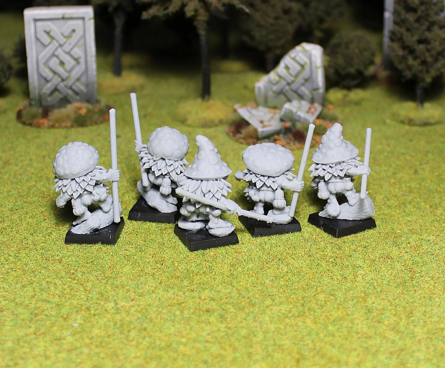 Dwarf Hermits, Fantasy Skirmish Miniatures by MoM Miniatures, perfect for Fantasy Wargames and RPGs