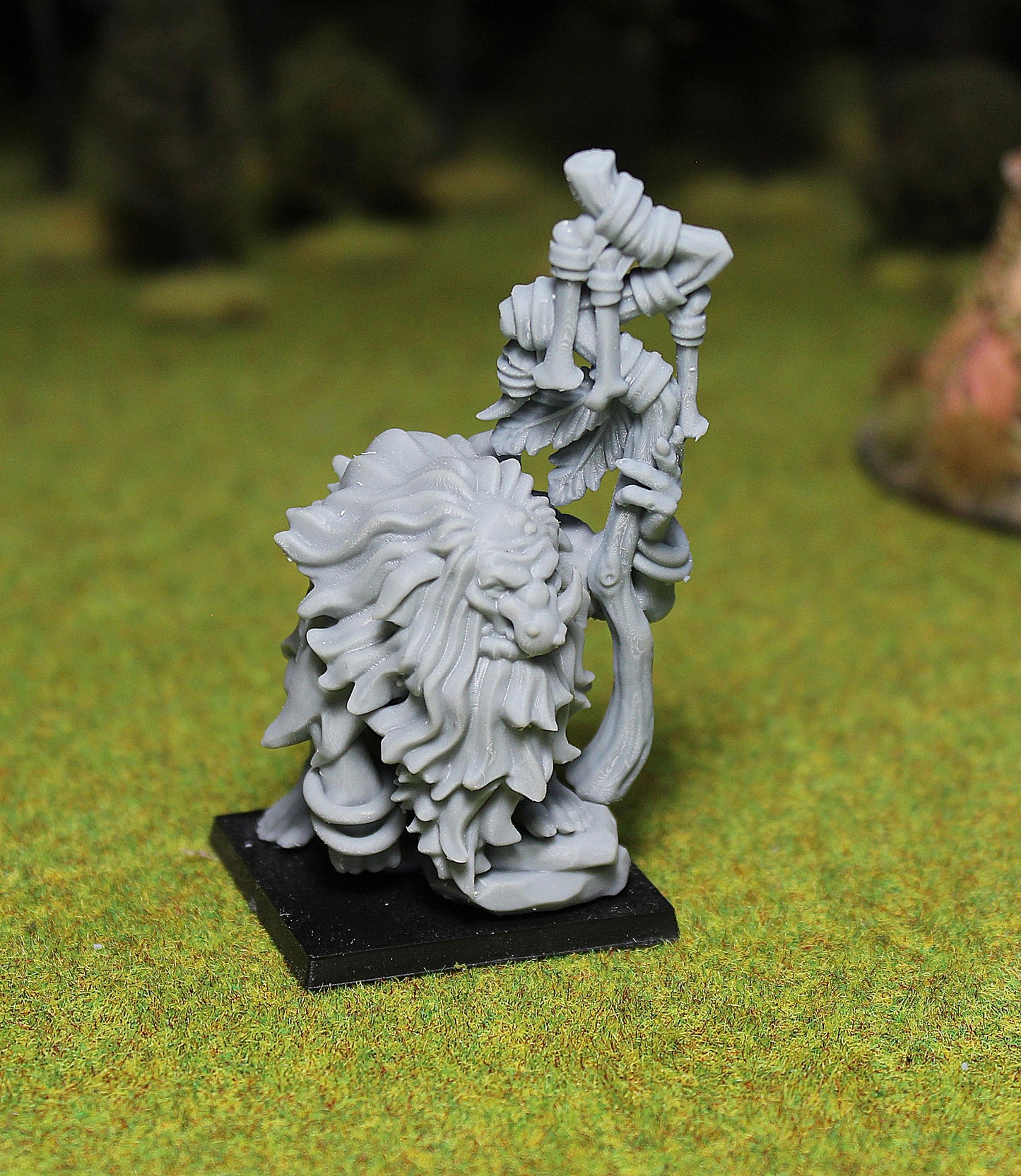 Troll Shaman, Fantasy Skirmish Miniatures by MoM Miniatures, perfect for Fantasy Wargames and RPGs
