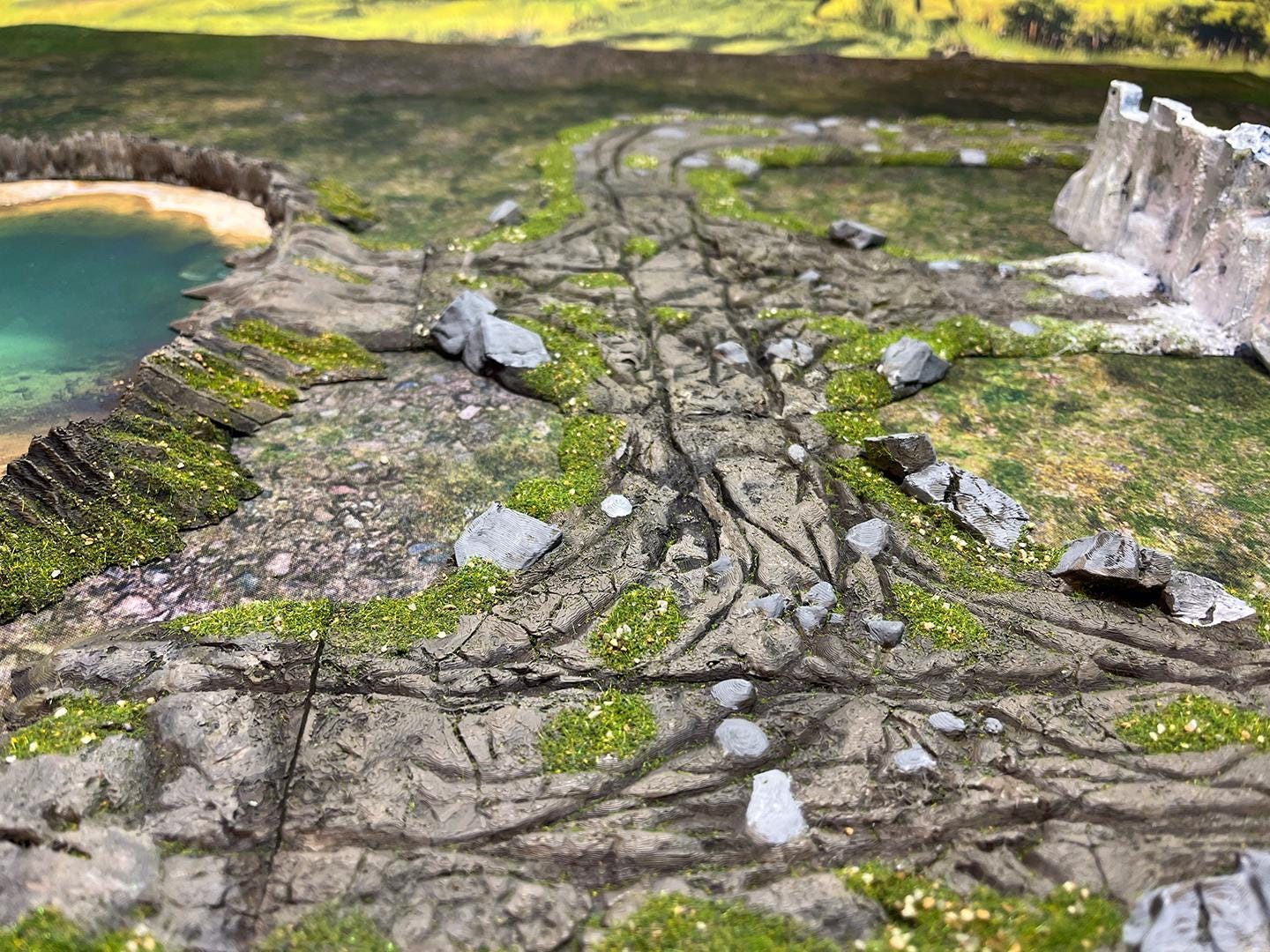 Ultimate Low Profile Road System ULPRS: Core Set - 3D Printed Tabletop Terrain, Perfect for Wargames, Board Games, Role Playing Games