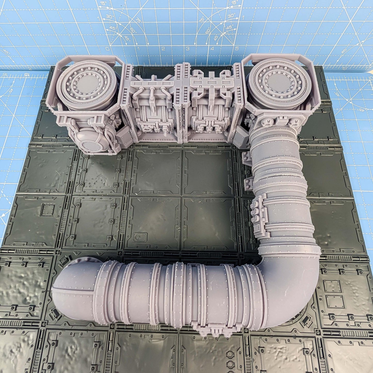 Conduit Pipes - Risor District - Sci-Fi Space Industrial Terrain