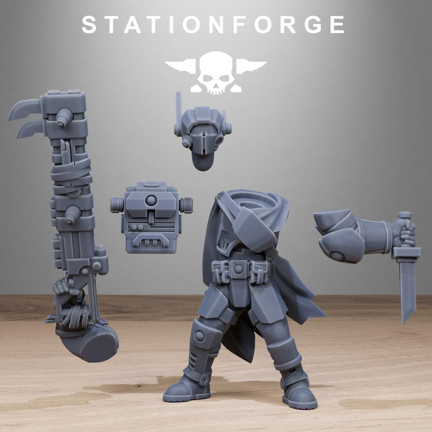 Tarion Hunters, Communitarian Alien Infantry, Sci-Fi Wargames Miniatures by STATIONFORGE
