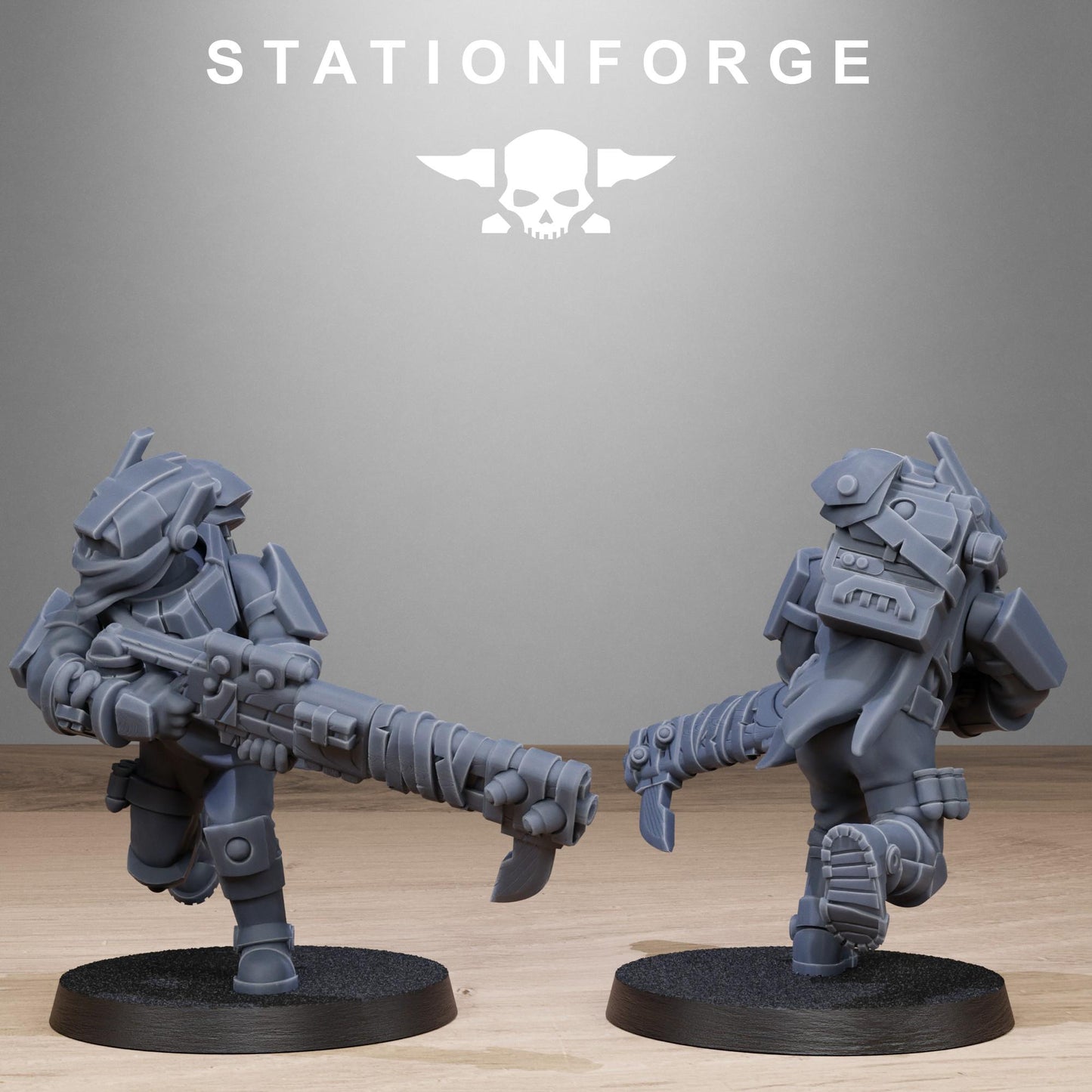 Tarion Hunters, Communitarian Alien Infantry, Sci-Fi Wargames Miniatures by STATIONFORGE