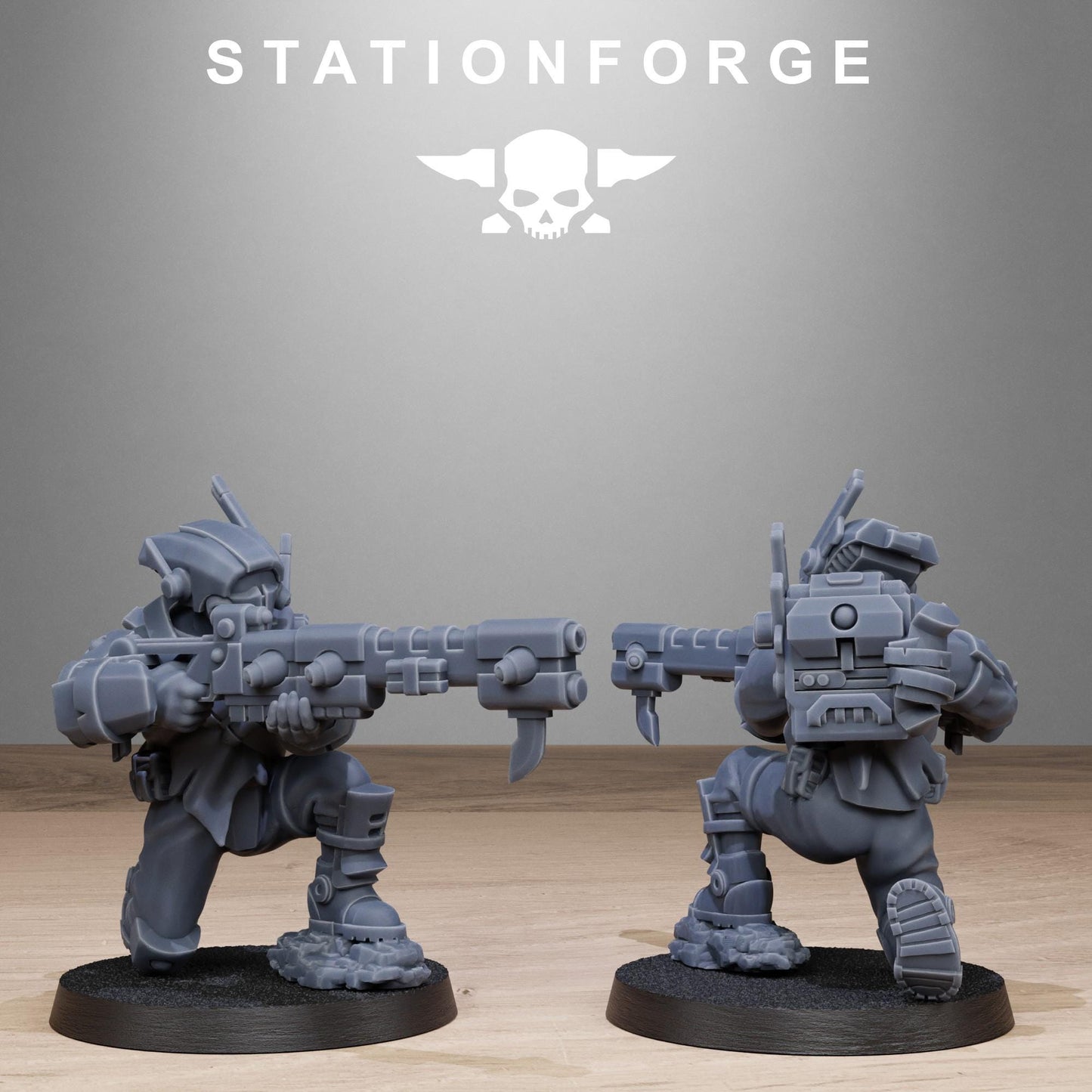 Tarion Hunters, Communitarian Alien Infantry, Sci-Fi Wargames Miniatures by STATIONFORGE