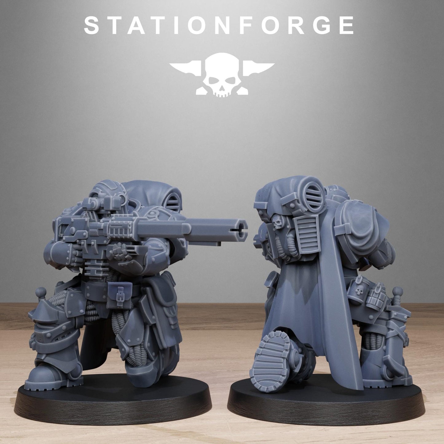 Socratis Snipers, Modular Sci-Fi Marine warriors by STATIONFORGE, Grimdark Wargames Proxy