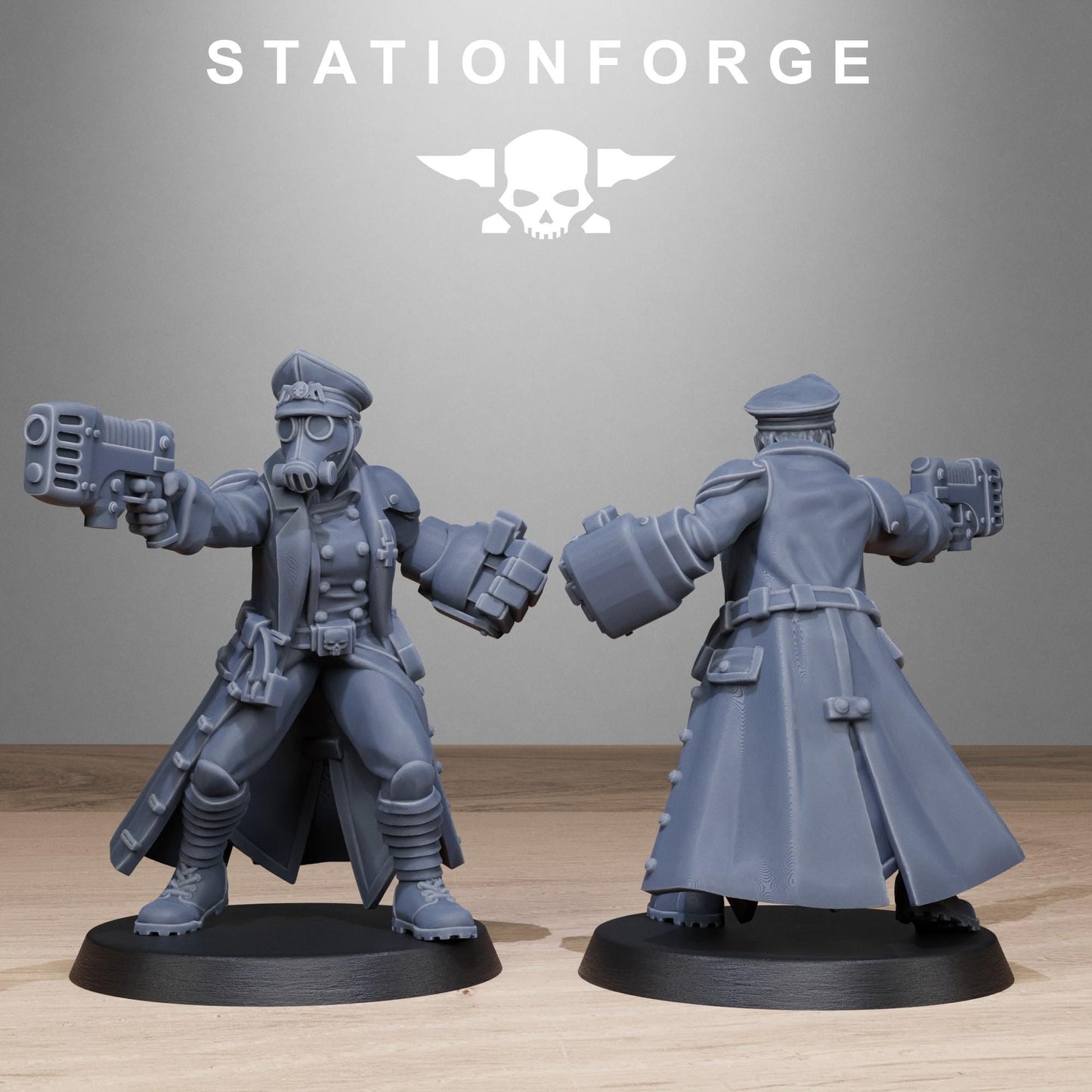 GrimGuard Sisters, Death Korps Proxy, Sci-Fi Wargames Miniatures by STATIONFORGE