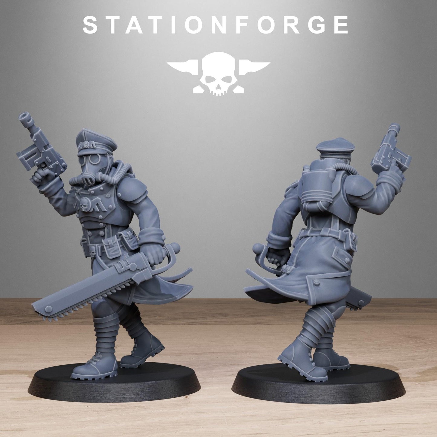 GrimGuard Sisters, Death Korps Proxy, Sci-Fi Wargames Miniatures by STATIONFORGE