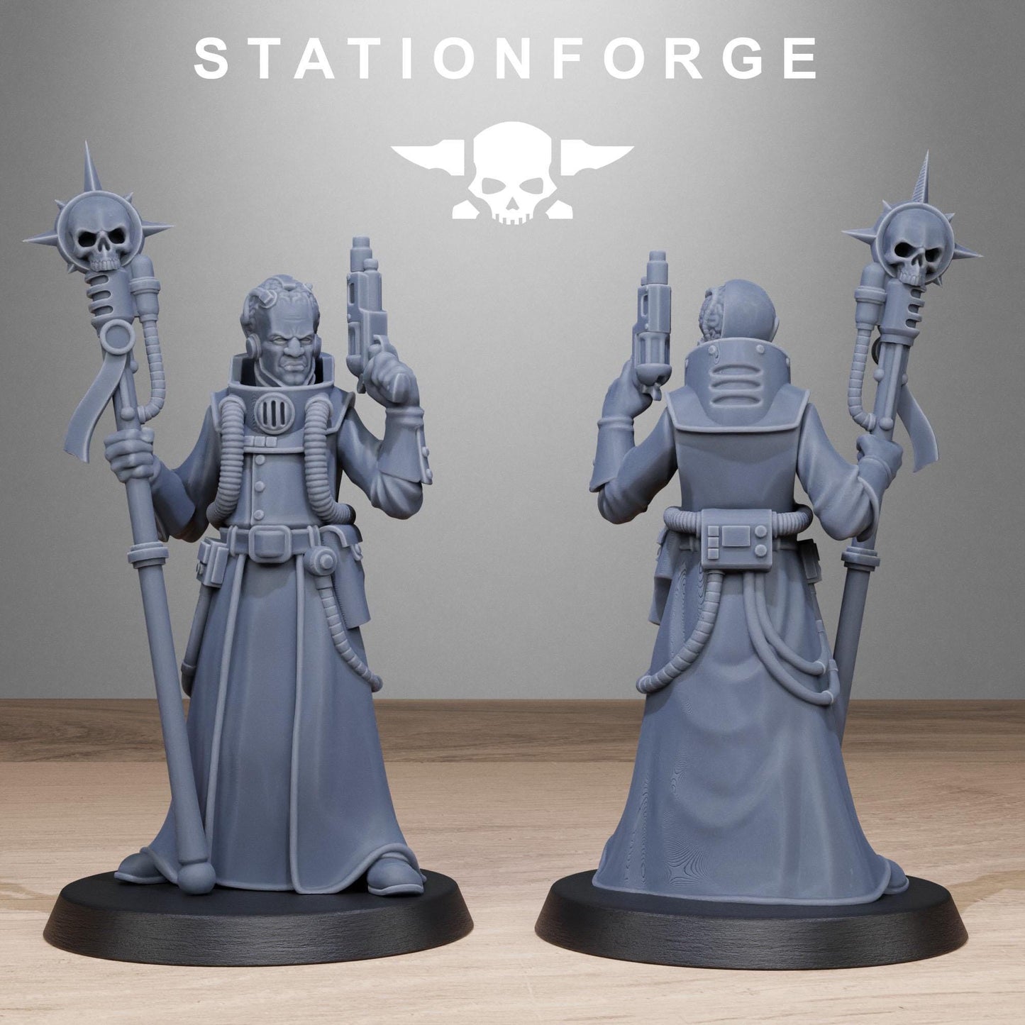 GrimCorp Seers, Imperial Guard Proxy, Sci-Fi Wargames Miniatures by STATIONFORGE
