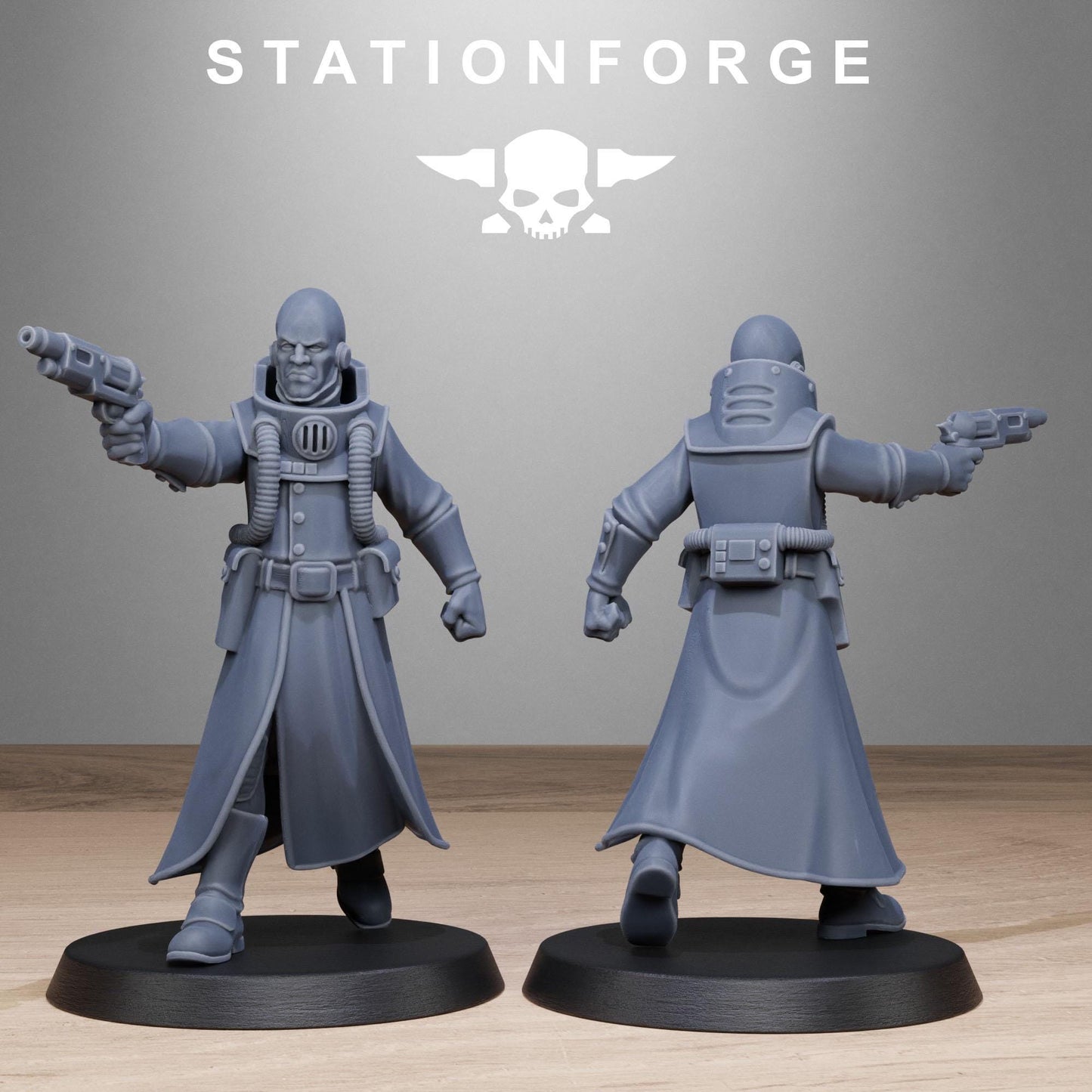 GrimCorp Seers, Imperial Guard Proxy, Sci-Fi Wargames Miniatures by STATIONFORGE