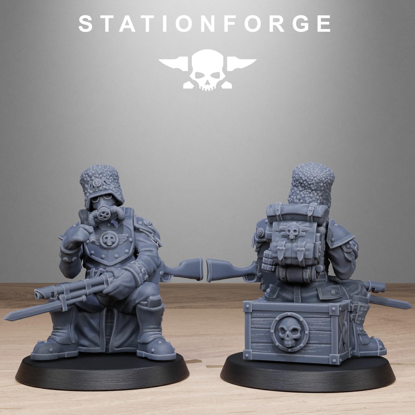 GrimGuard Royals, Imperial Firstborn Proxy, Sci-Fi Wargames Miniatures by STATIONFORGE