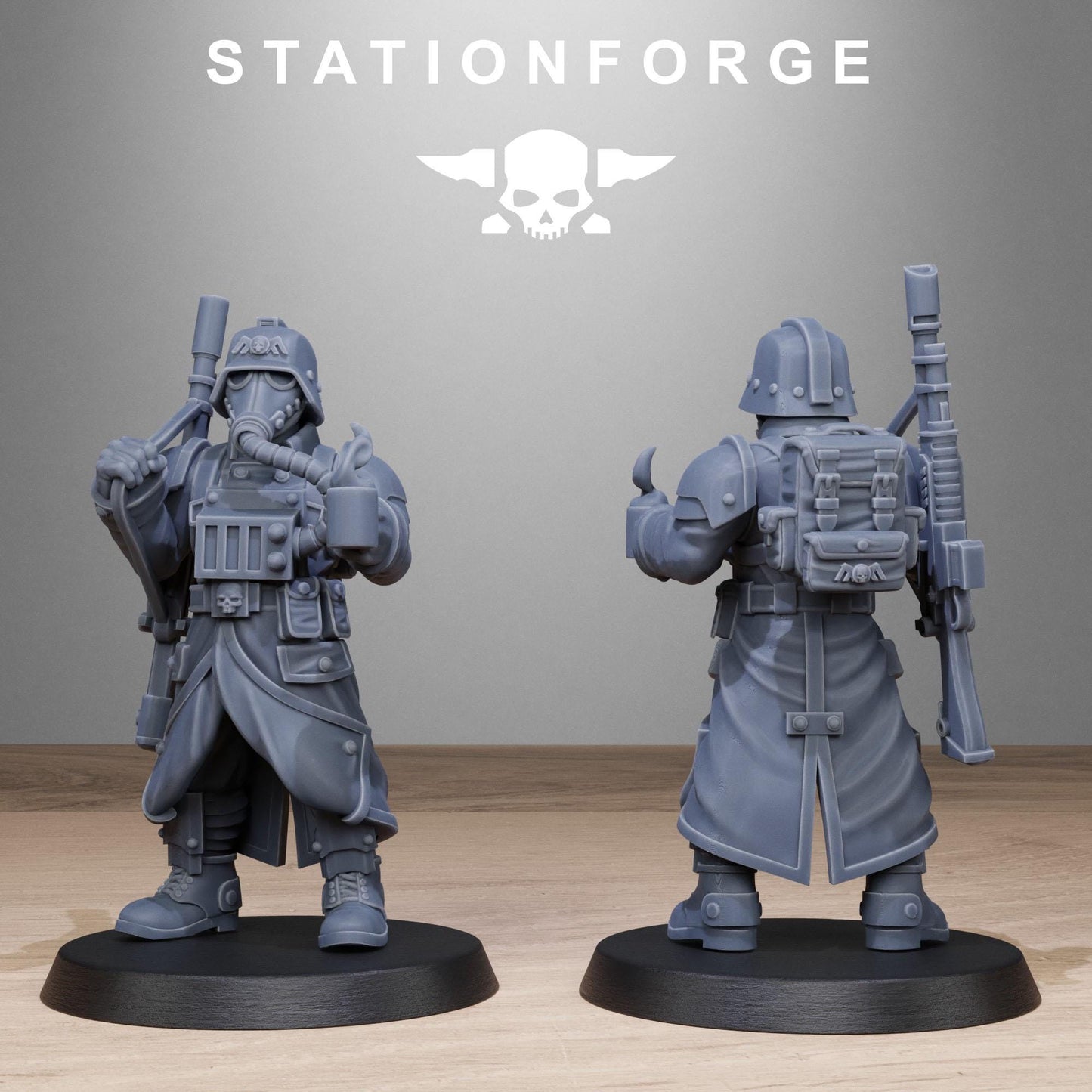 GrimGuard Vigils, Death Korps Proxy, Sci-Fi Wargames Miniatures by STATIONFORGE