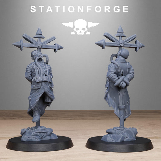 GrimGuard Objective Markers, Death Korps Proxy, Sci-Fi Wargames Miniatures by STATIONFORGE