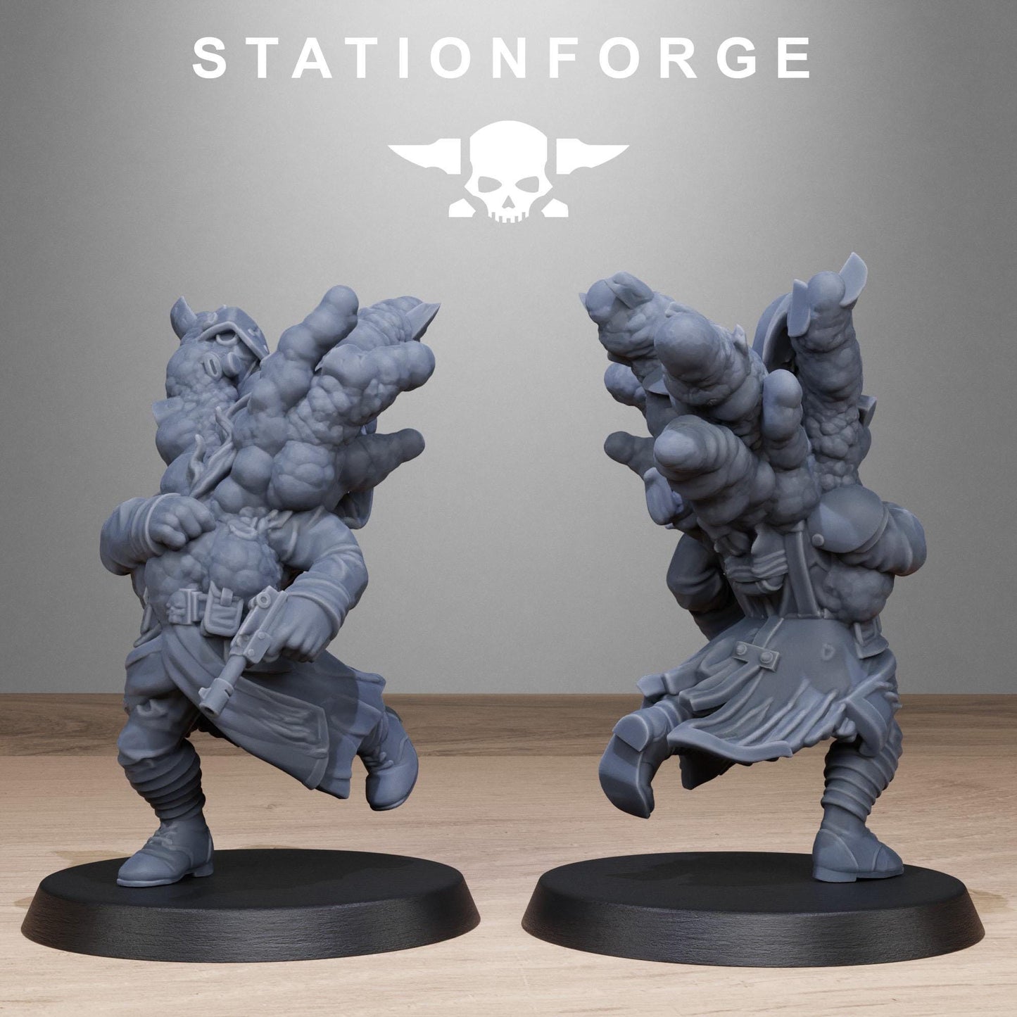GrimGuard Objective Markers, Death Korps Proxy, Sci-Fi Wargames Miniatures by STATIONFORGE