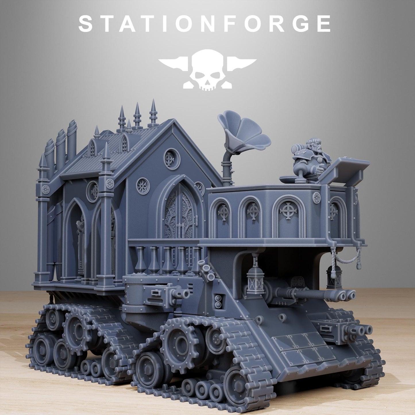 Vodalites Tank Modular Set Miniatures by STATIONFORGE,  Imperial Inquisition Heavy Tank
