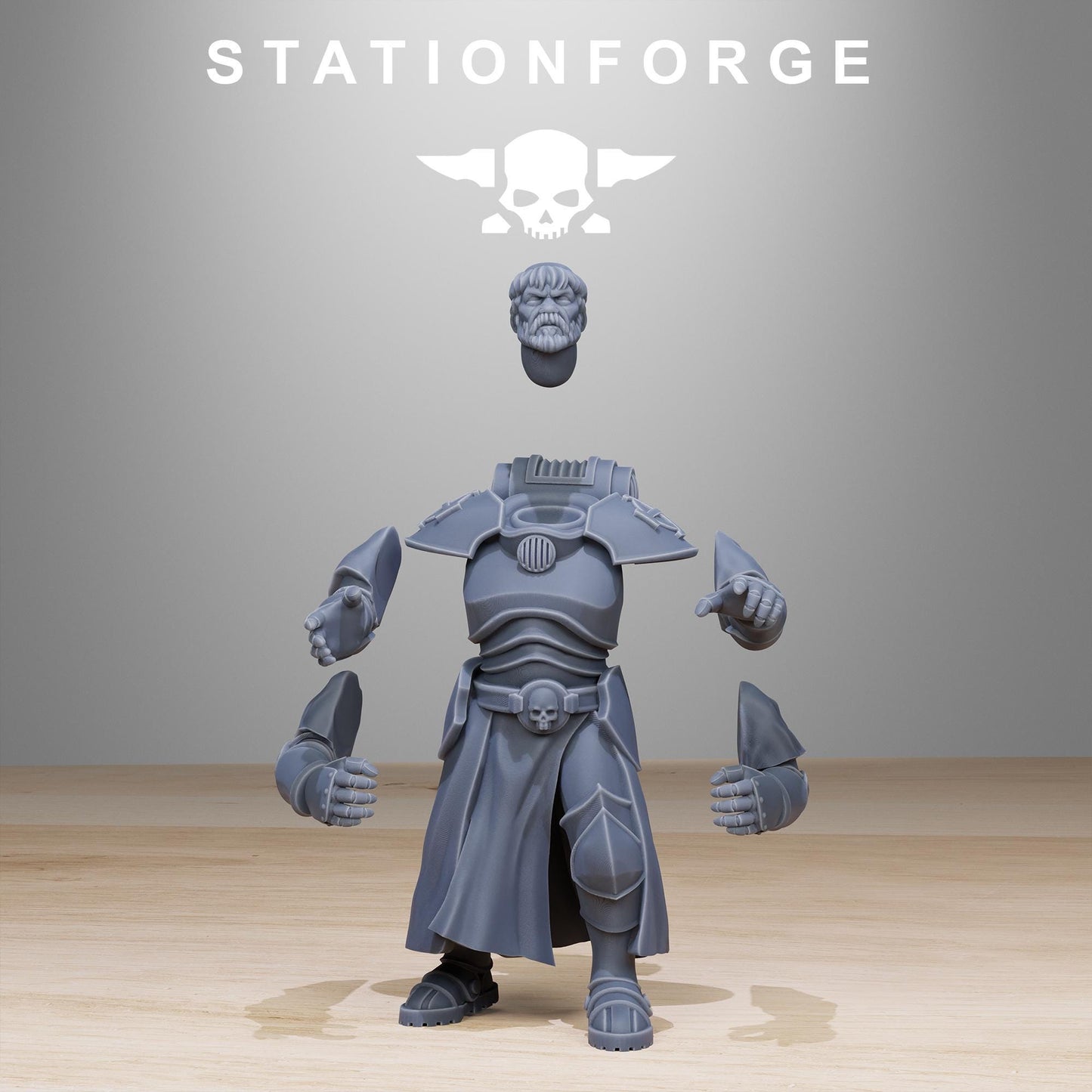 Vodalites Tank Modular Set Miniatures by STATIONFORGE,  Imperial Inquisition Heavy Tank