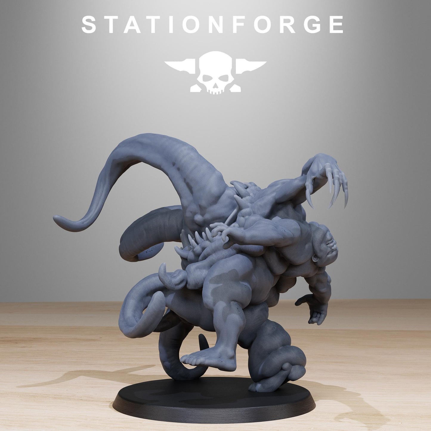 Corrupted Guard Wretched, Chaos Worshipper Sci-Fi Wargames Miniatures by STATIONFORGE, Corrupted Imperial Guard