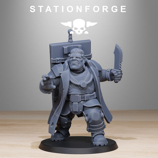 GrimGuard Mutantstein, Imperial Guard Proxy, Sci-Fi Wargames Miniatures by STATIONFORGE