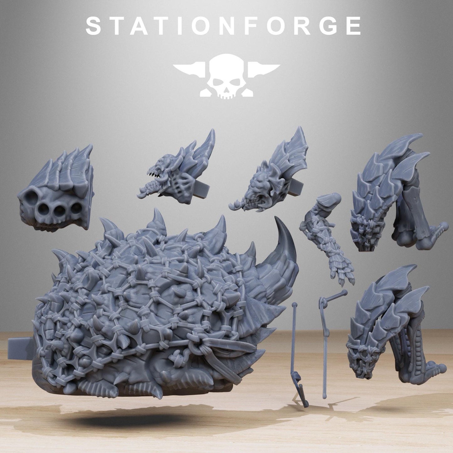 Vaskar Hunters, Death Korps Proxy, Sci-Fi Wargames Miniatures by STATIONFORGE