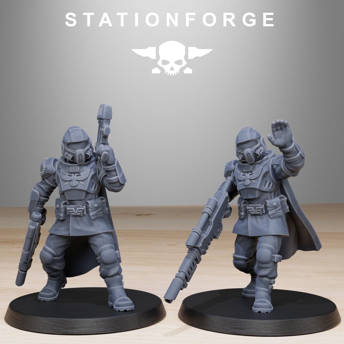Vaskar Hunters, Death Korps Proxy, Sci-Fi Wargames Miniatures by STATIONFORGE