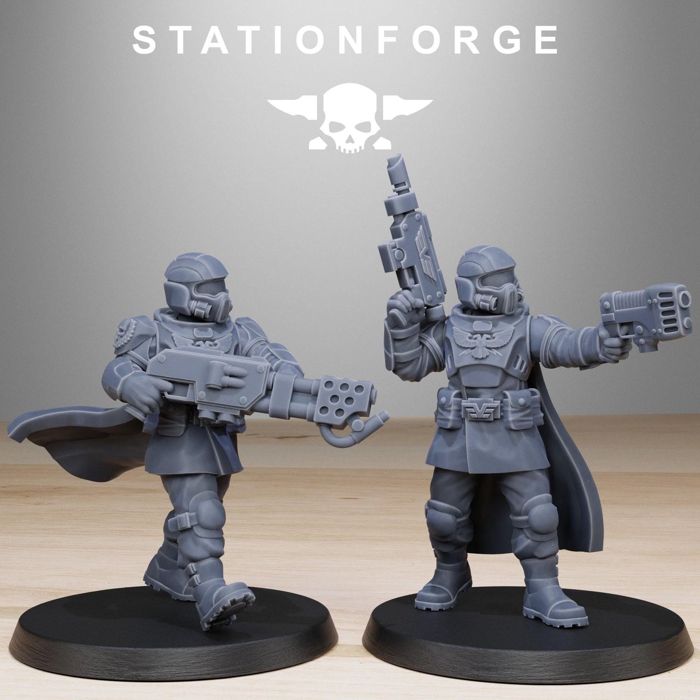 Vaskar Hunters, Death Korps Proxy, Sci-Fi Wargames Miniatures by STATIONFORGE