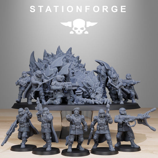 Vaskar Hunters, Death Korps Proxy, Sci-Fi Wargames Miniatures by STATIONFORGE