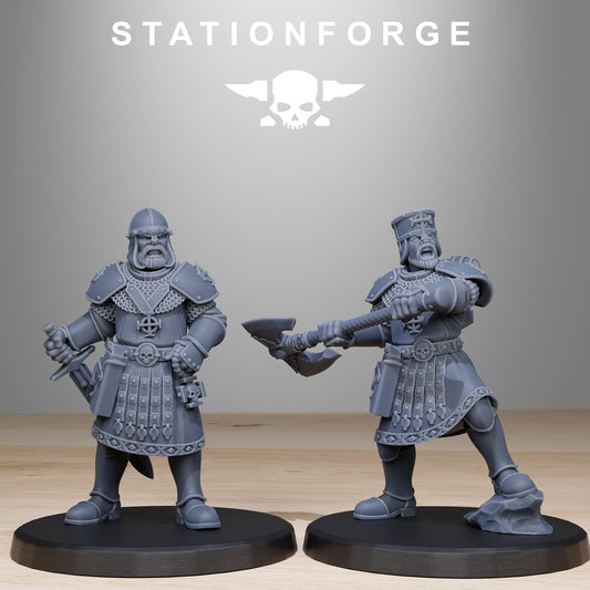Vodalites Purifiers Modular Set Miniatures by STATIONFORGE, Imperial guard infantry regiment