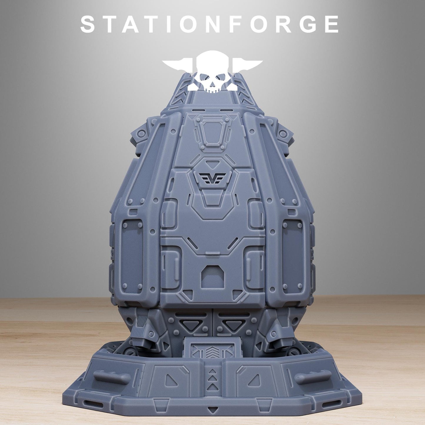 Vaskar Drop Pod, Death Korps Proxy, Sci-Fi Wargames Miniatures by STATIONFORGE