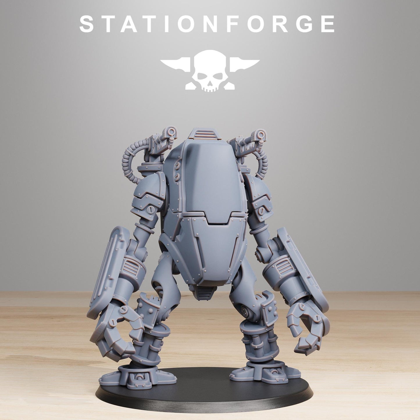 Scavenger Clankers, Mechanical Robot Infantry, Sci-Fi Wargames Miniatures by STATIONFORGE