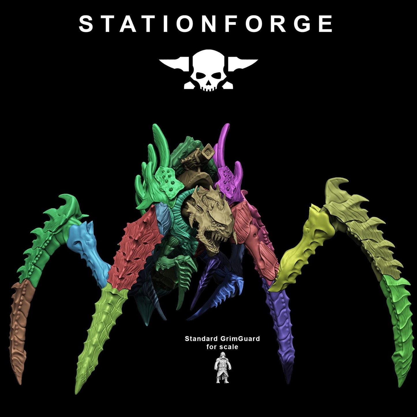 Xenarid King - Xenarid Alien Bugs -  Sci-Fi Grimdark Bug aliens by STATIONFORGE