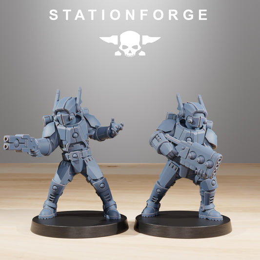 Tarion Clone Infantry, Communitarian Alien Infantry, Sci-Fi Wargames Miniatures by STATIONFORGE