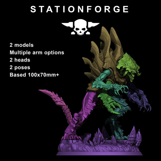 Xenarid Devourers - Xenarid Alien Bugs -  Sci-Fi Grimdark Bug aliens by STATIONFORGE