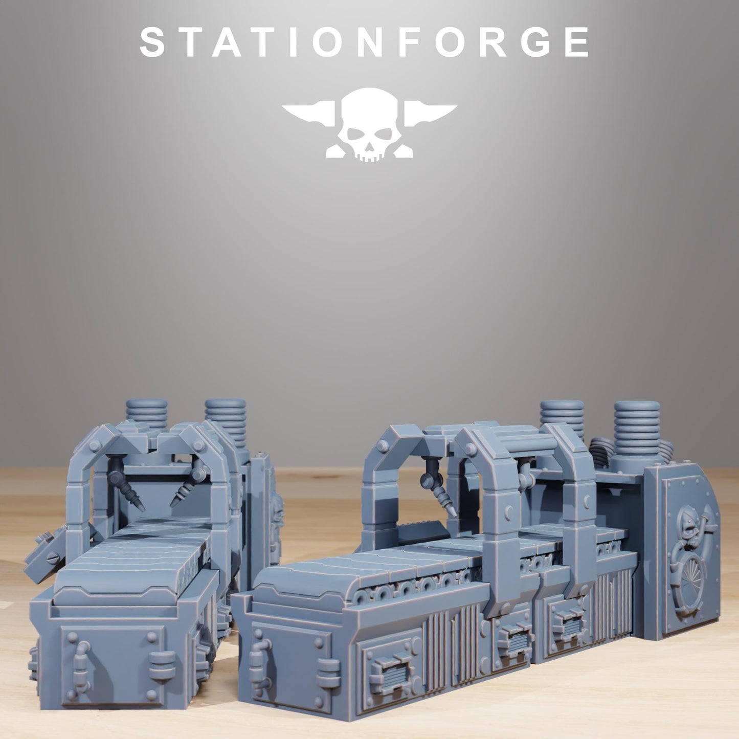 Scavenger Factory Terrain by STATIONFORGE,  Trench Warfare Terrain, Perfect for Wargames