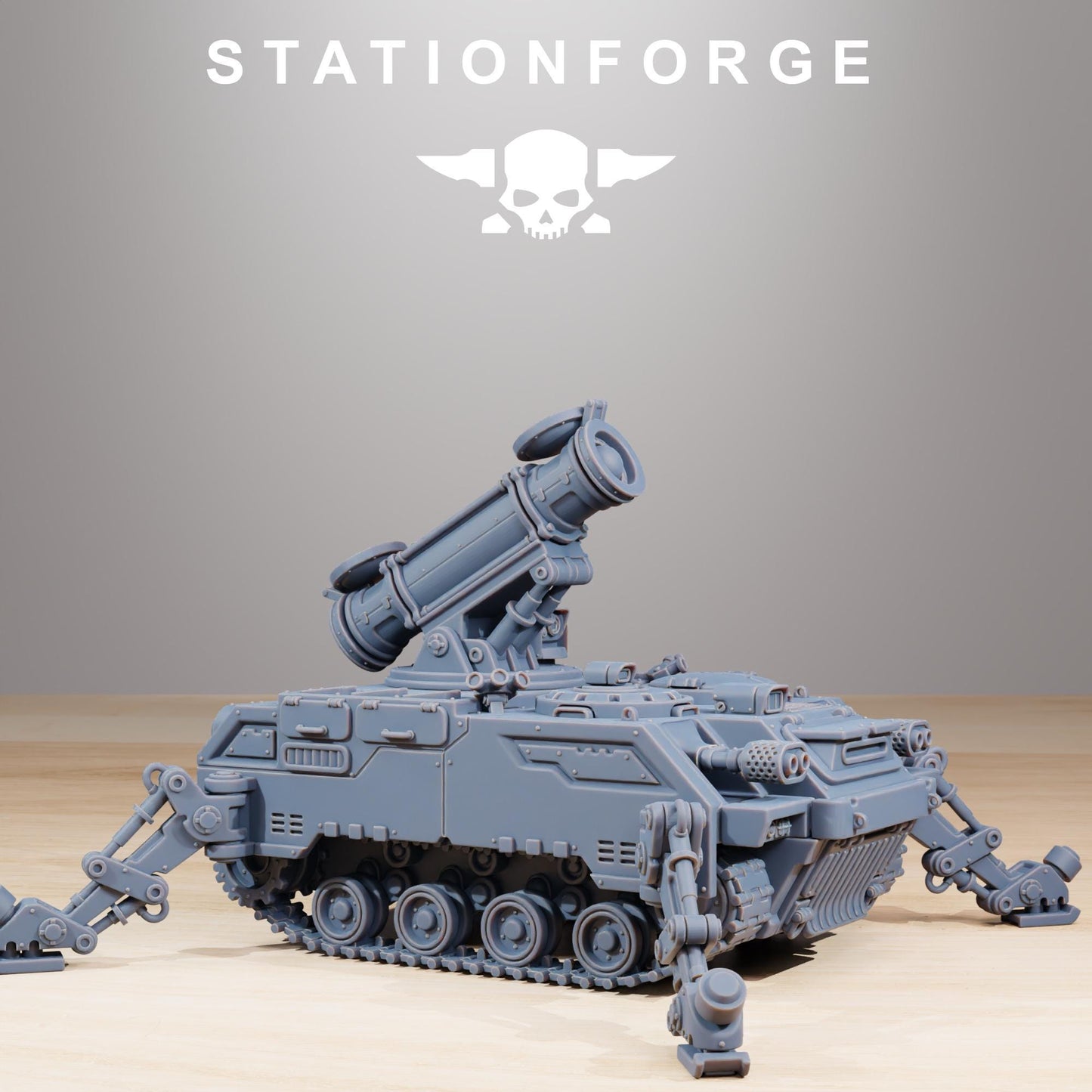 Socratis Predator Tank - Socratis Marines  - Futuristic Marine Army, Sci-Fi Space Scout Vehicle by STATIONFORGE