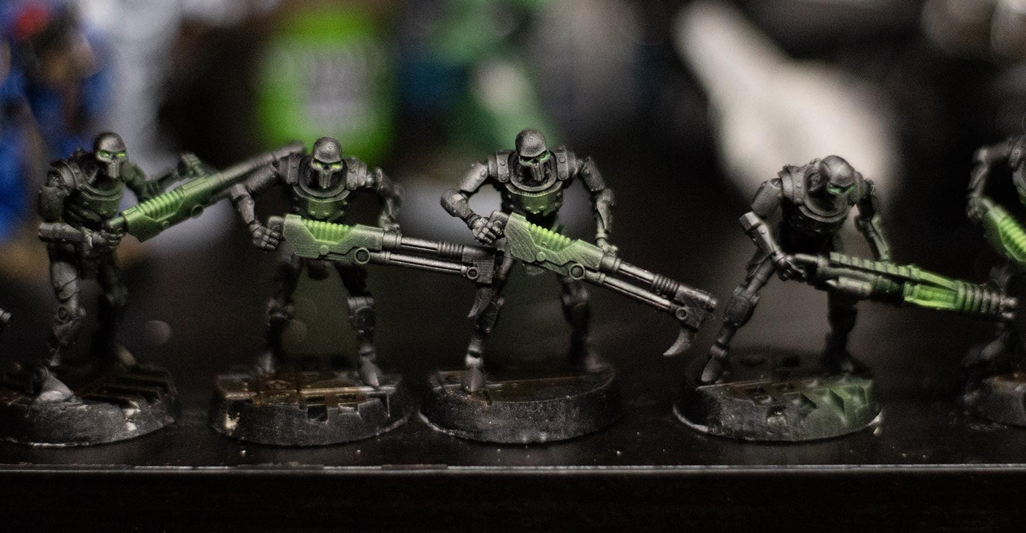 Astronet X1 Infantry, Modular Sci-Fi Undead Robot Warriors by STATIONFORGE, Grimdark Wargames Proxy