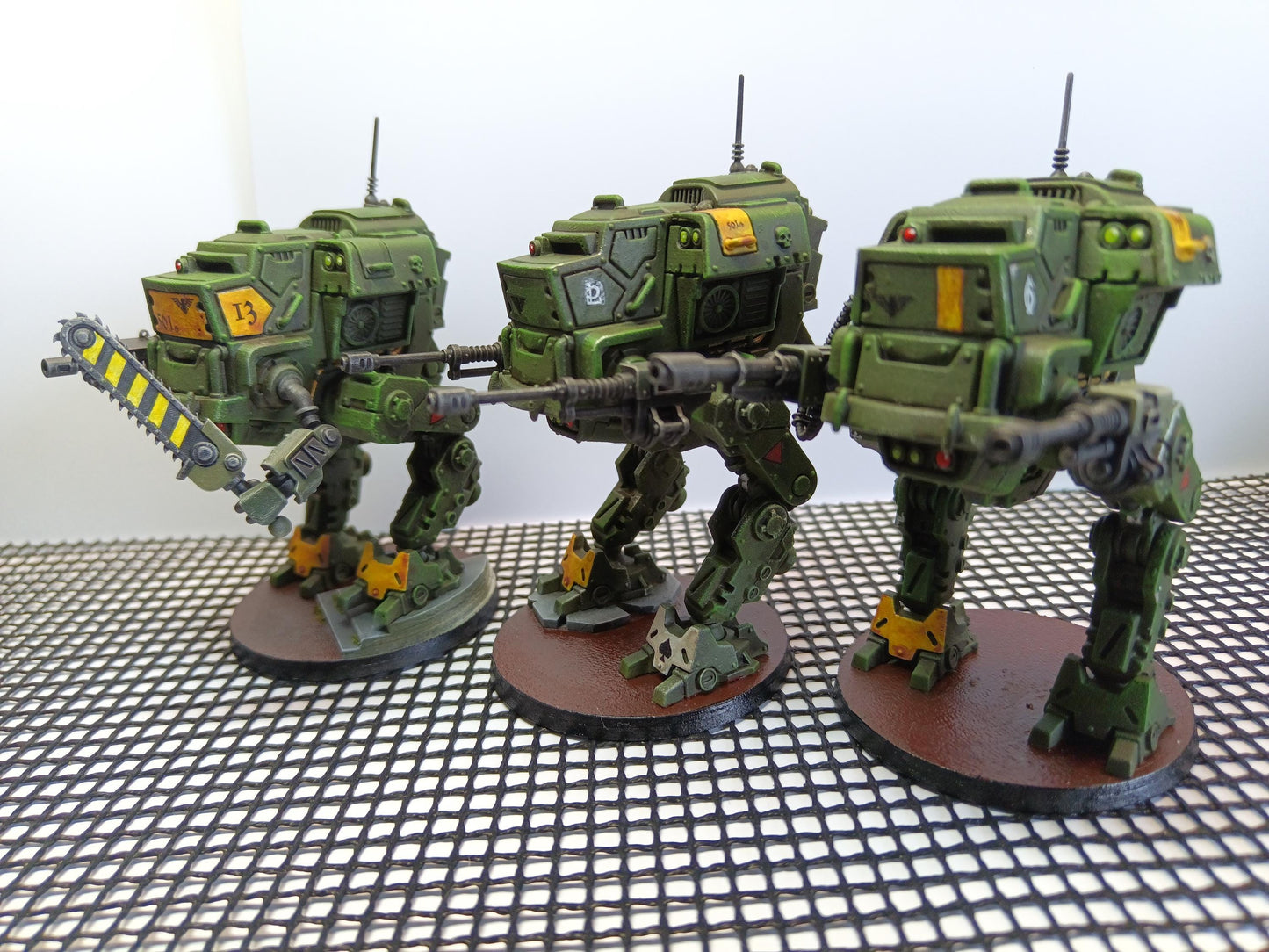 GrimGuard Walker Mk1, Modular Sci-Fi Guardsmen Vehicle by STATIONFORGE, Sci-fi Wargames Proxy, Imperial Guard Combat Walker