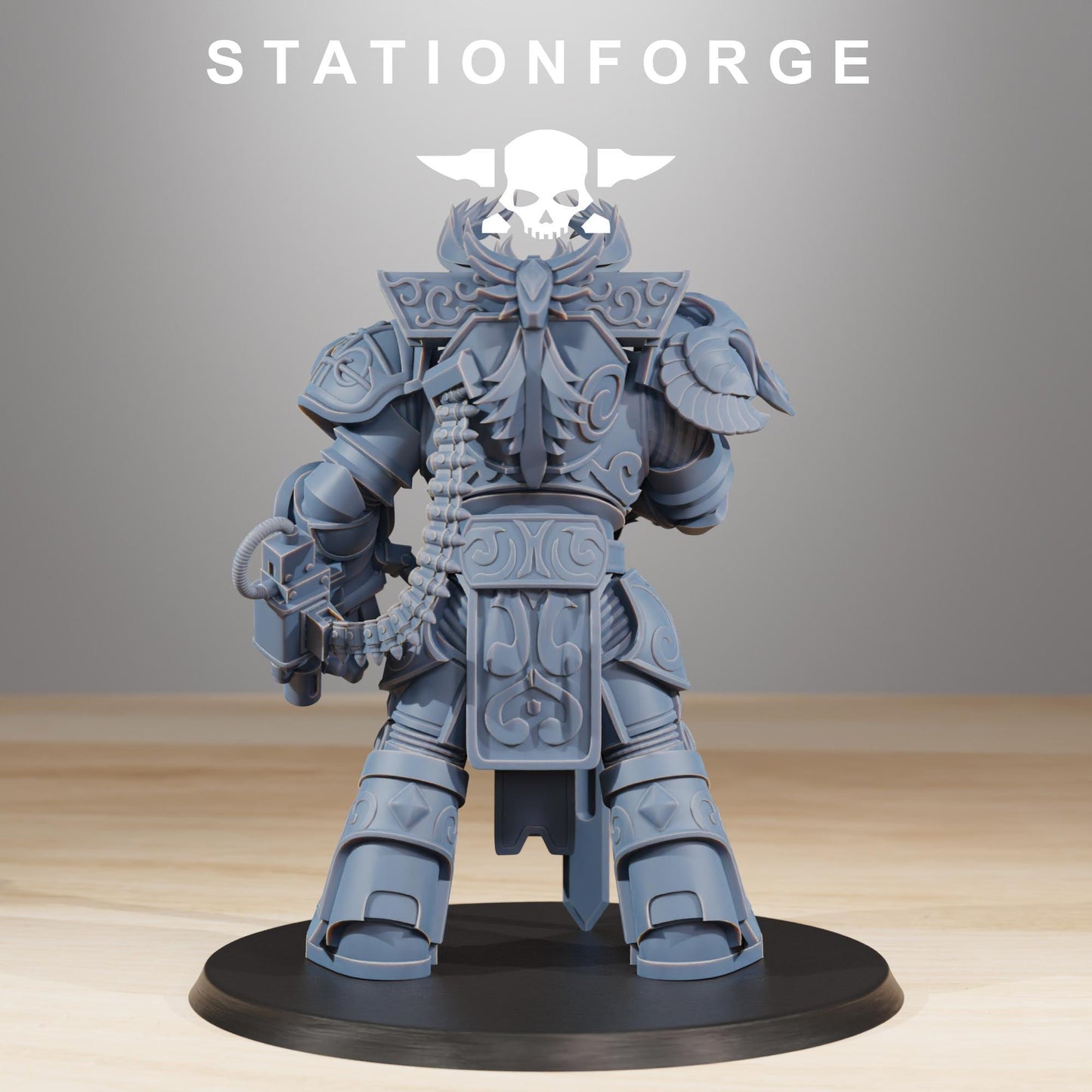 Socratis Archon, Modular Sci-Fi Marine warriors by STATIONFORGE, Grimdark Wargames Proxy