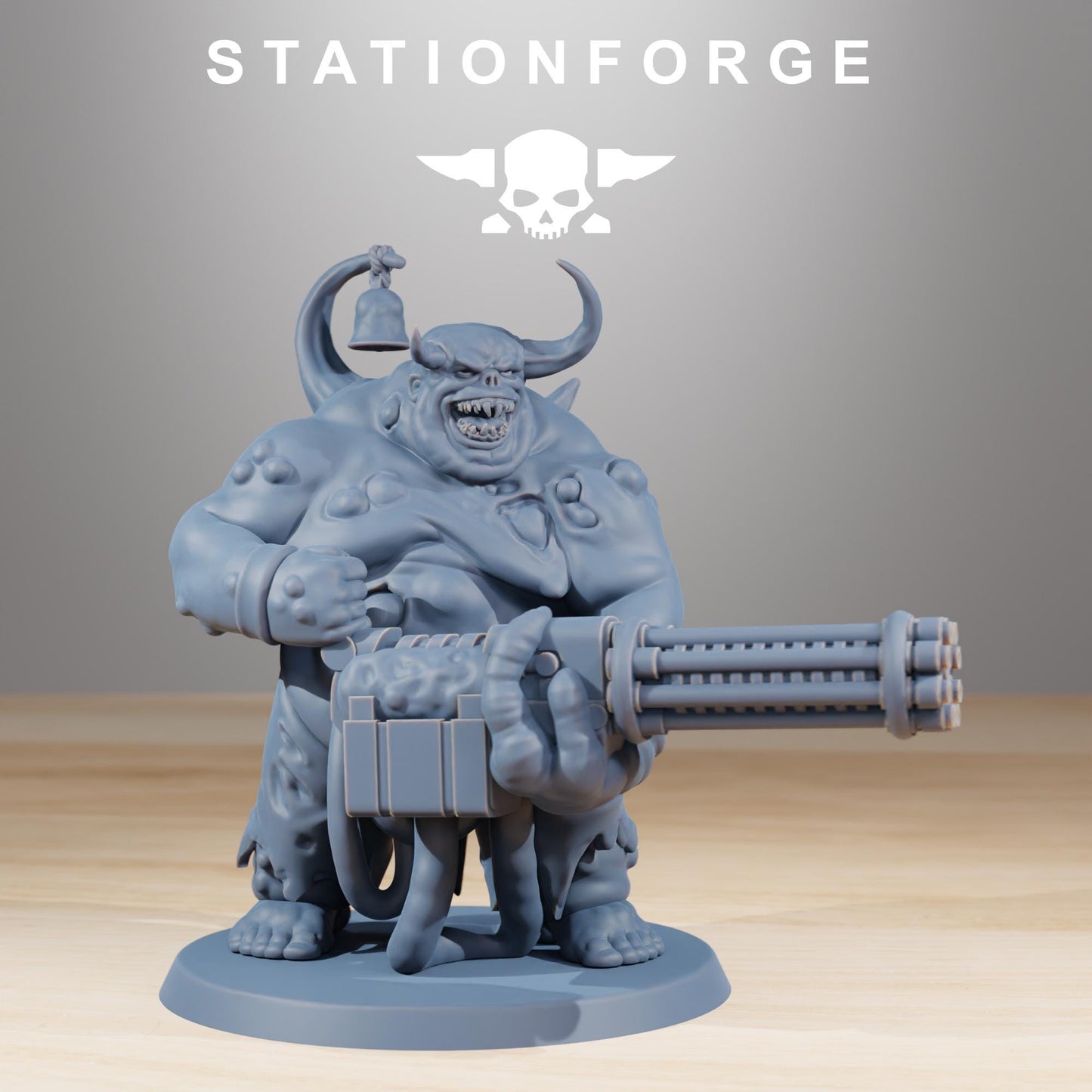 Corrupted Guard Walkers, Chaos Worshipper Sci-Fi Wargames Miniatures by STATIONFORGE, Corrupted Imperial Guard