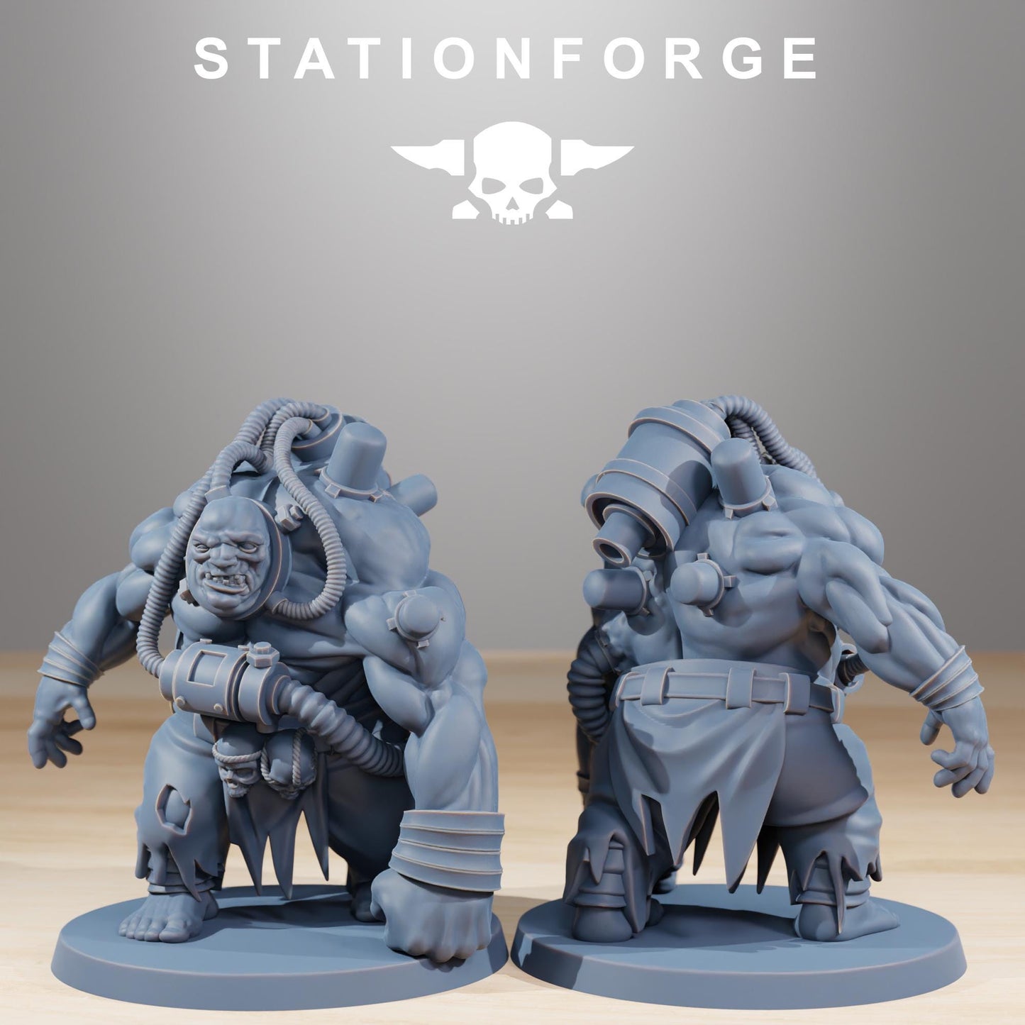 Corrupted Guard Nomads, Chaos Worshipper Sci-Fi Wargames Miniatures by STATIONFORGE, Corrupted Imperial Guard