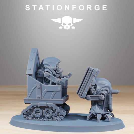 Bobby Gang, Mechanical Drone Bots, Sci-Fi Wargames Miniatures by STATIONFORGE